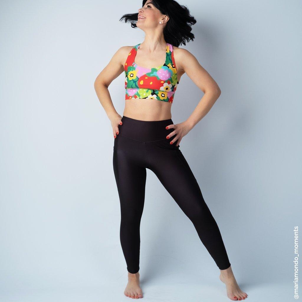 OUTLET - LEGGINGSIT TASKUILLA - BLACK - KOKO S