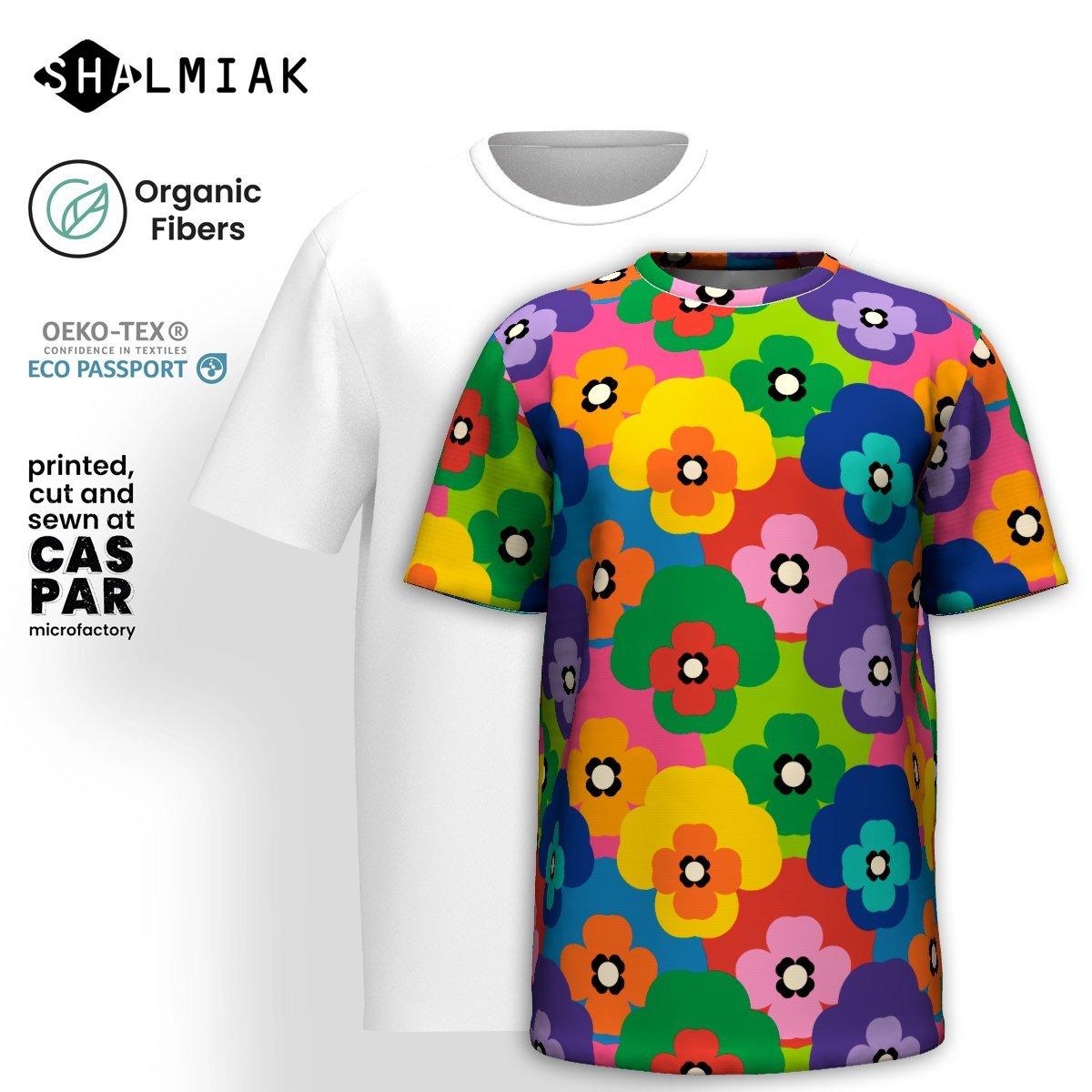 Organic Cotton T-Shirt - PANSY FAB