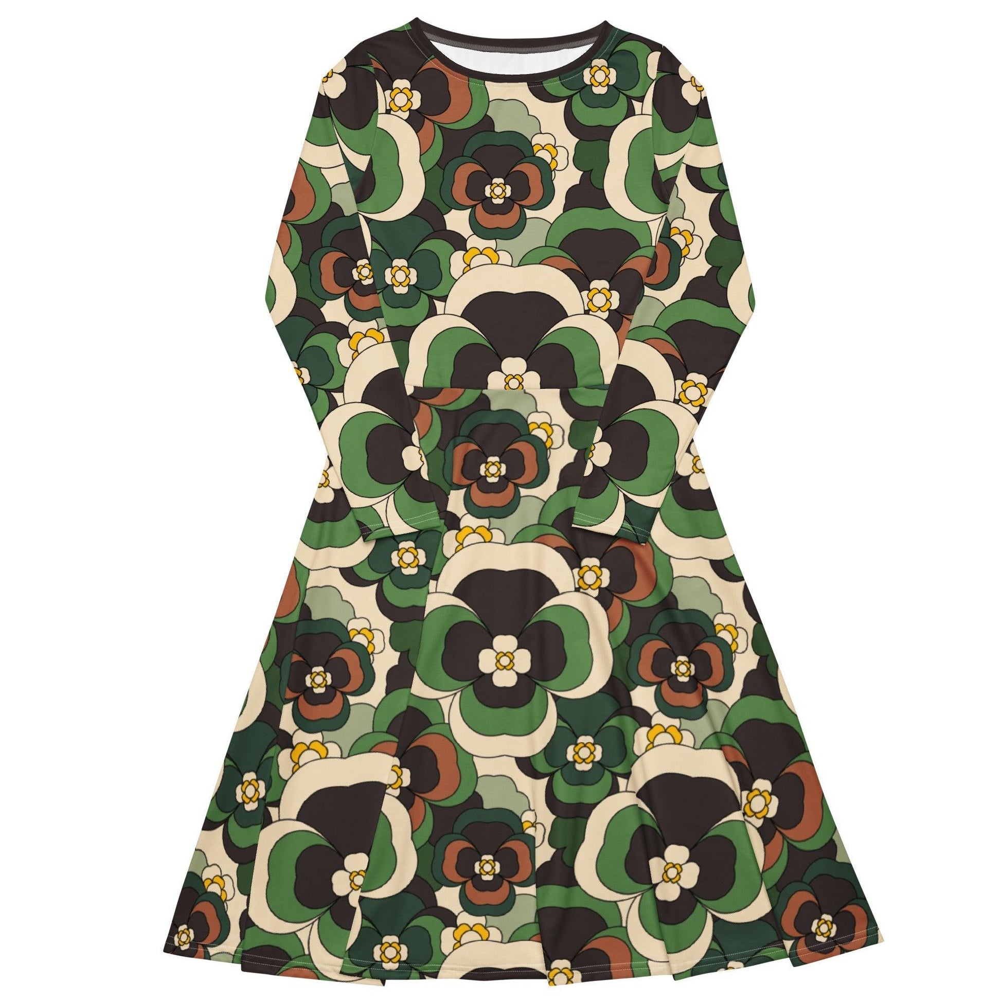Midi Dress - PANSY FANTASY green