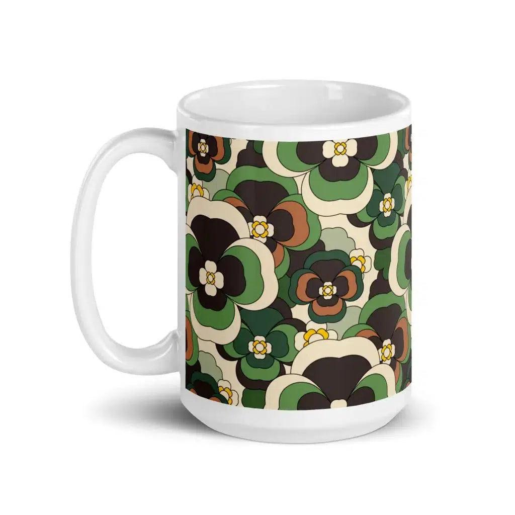 Mug - PANSY FANTASY green