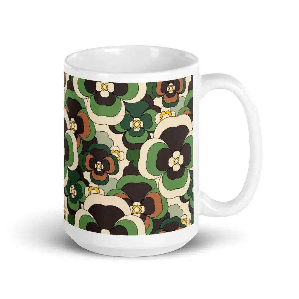 Mug - PANSY FANTASY green