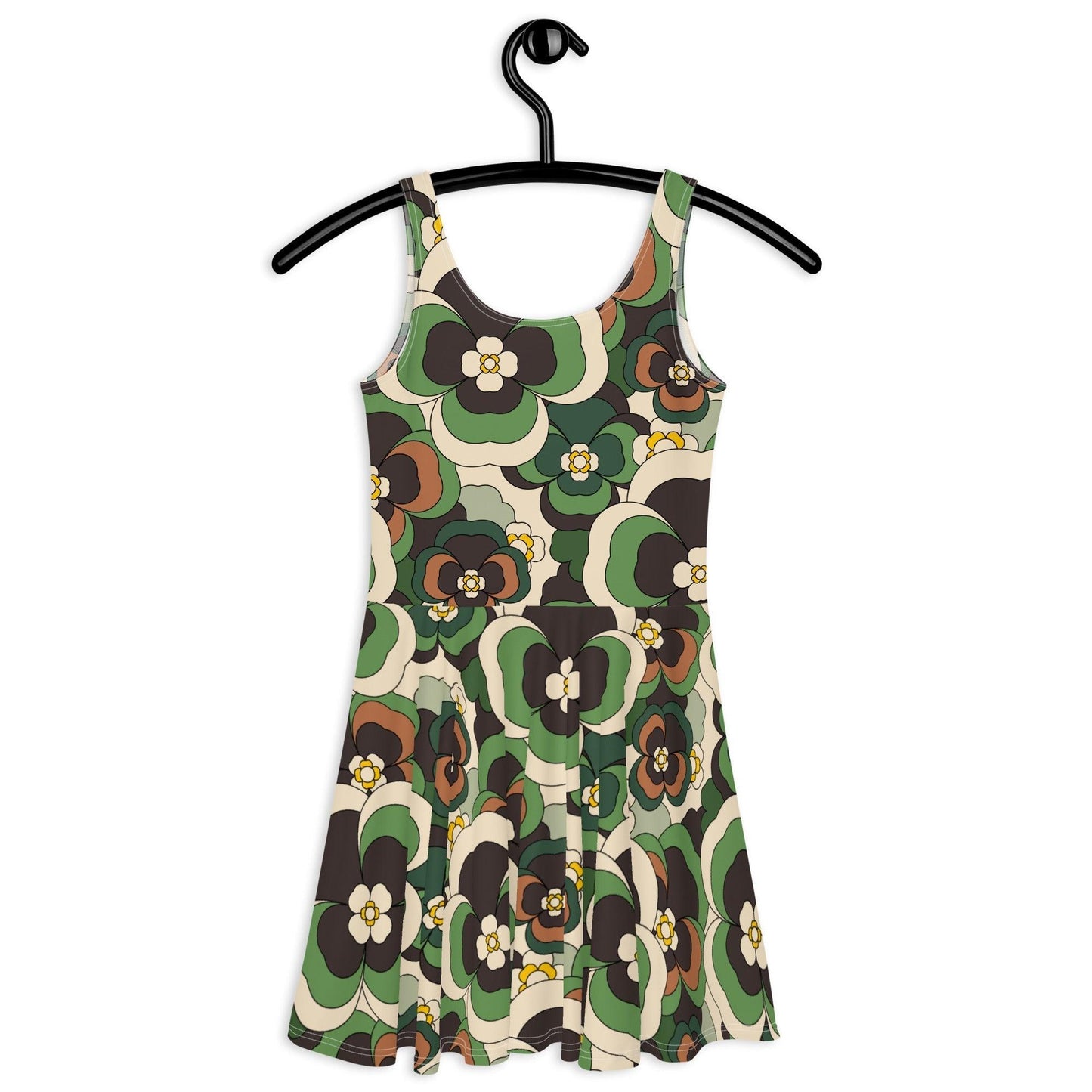 Skater Dress - PANSY FANTASY green