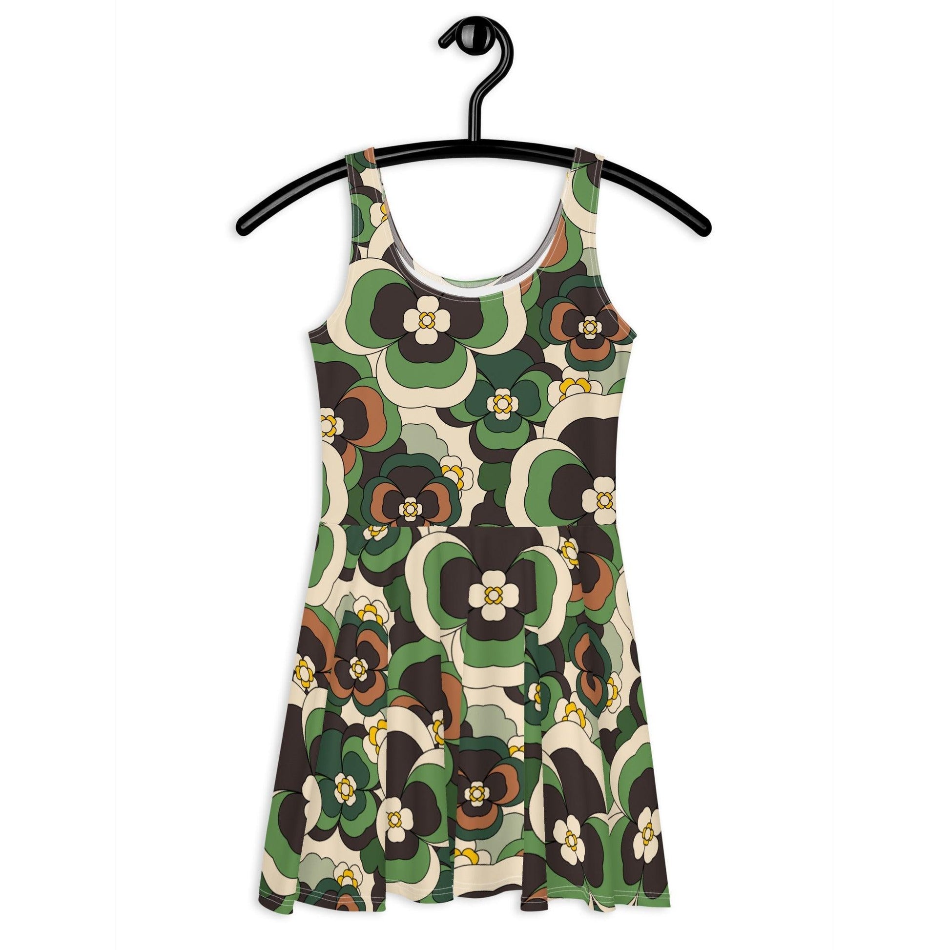 Skater Dress - PANSY FANTASY green