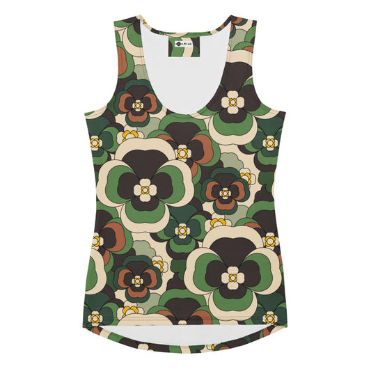 Tank Top - PANSY FANTASY green