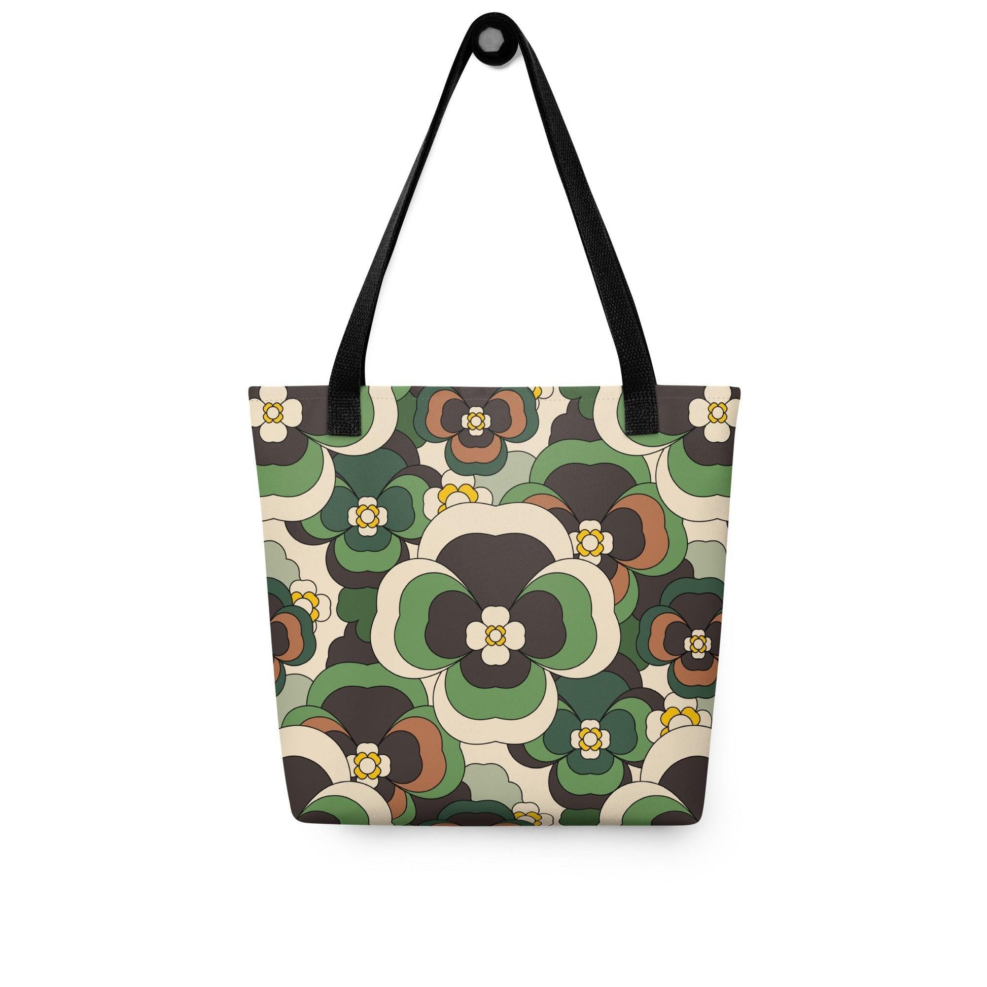 Tote Bag - PANSY FANTASY green