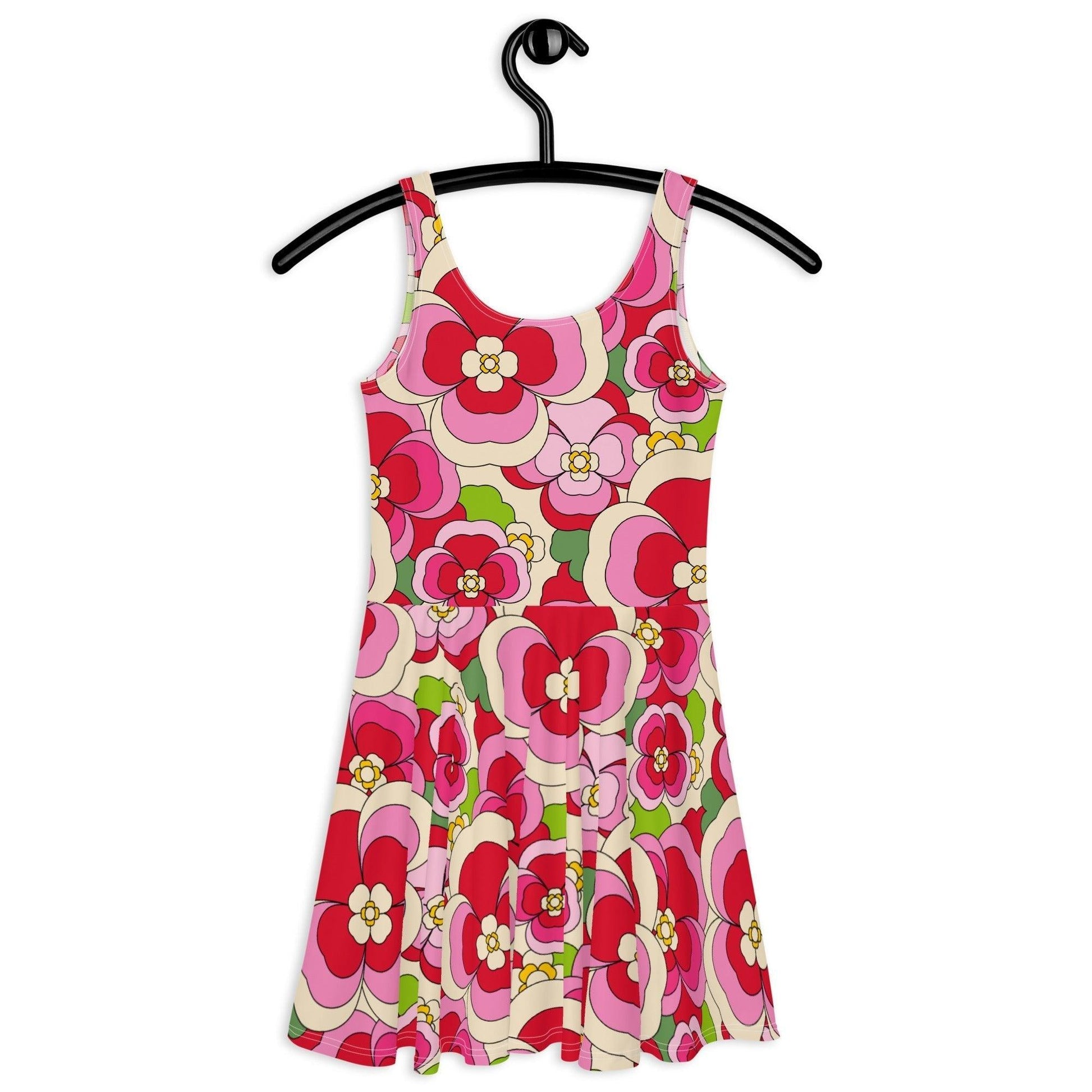 Skater Dress - PANSY FANTASY pink