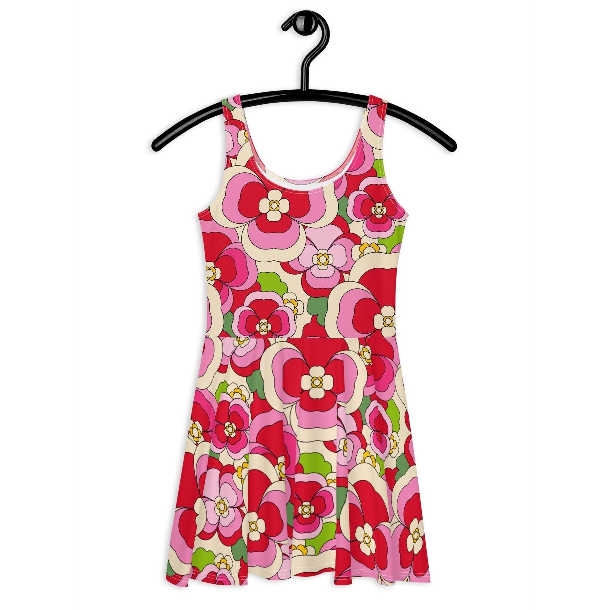 Skater Dress - PANSY FANTASY pink