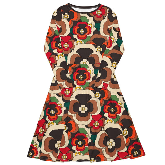 Midi Dress - PANSY FANTASY retro