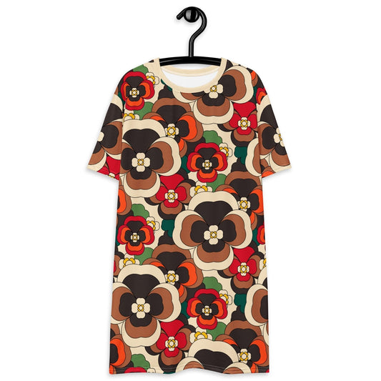 T-Shirt Dress - PANSY FANTASY retro