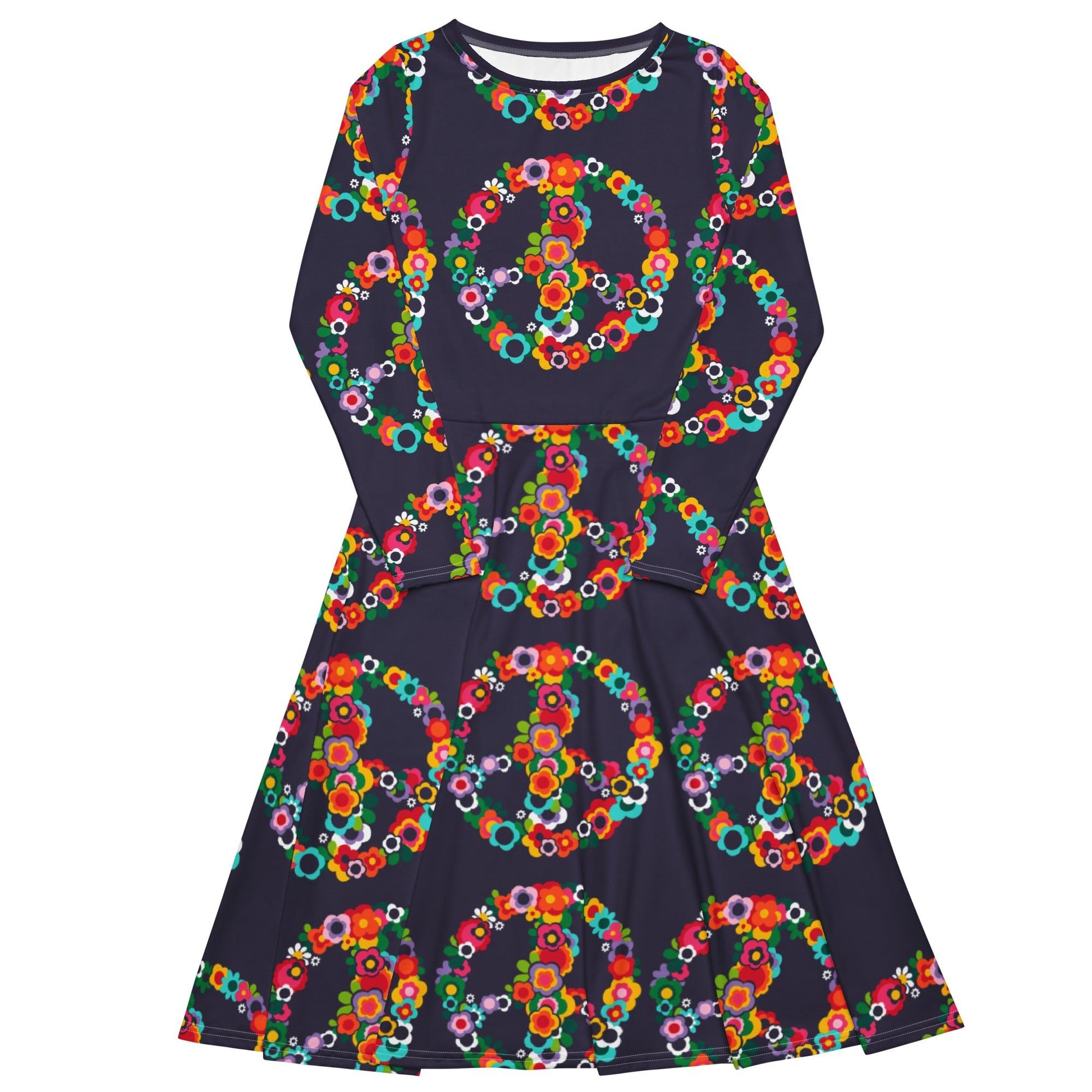 Midi Dress - PEACE BLOSSOMS
