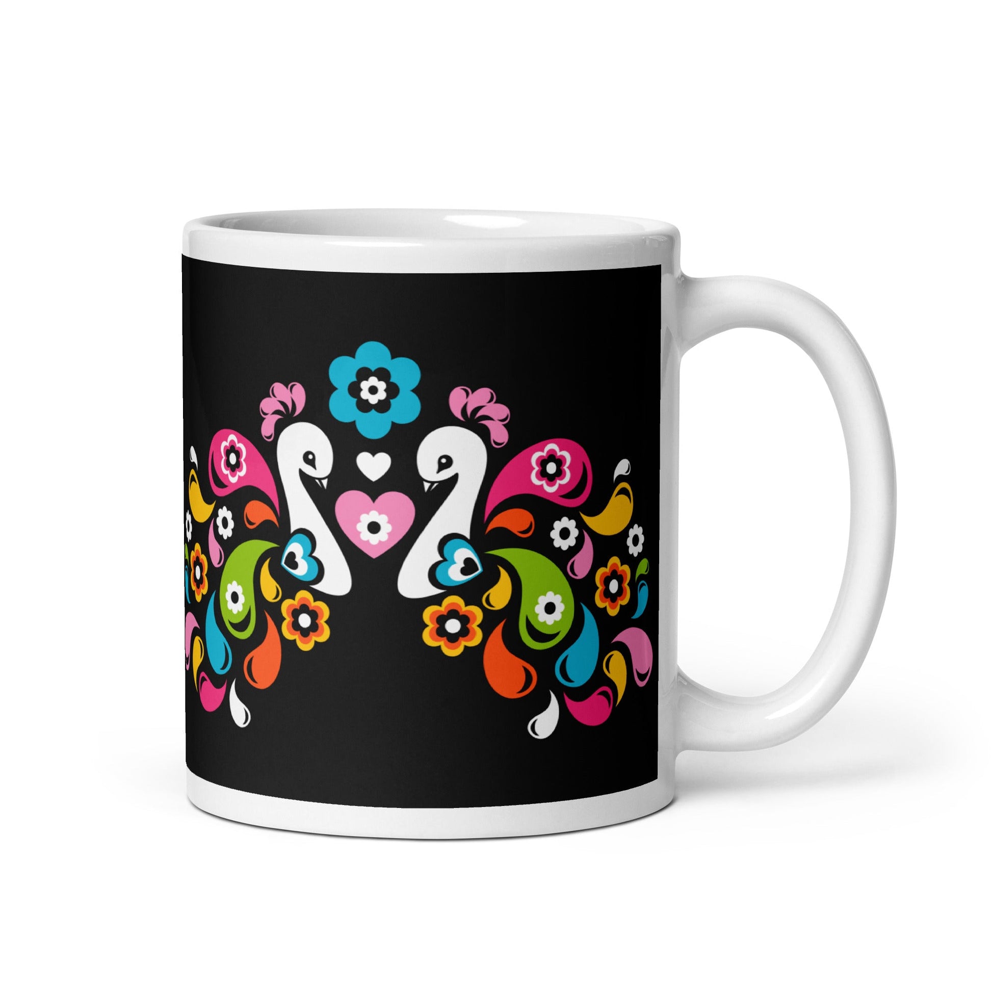 Mug - PEACOCK LOVE happy