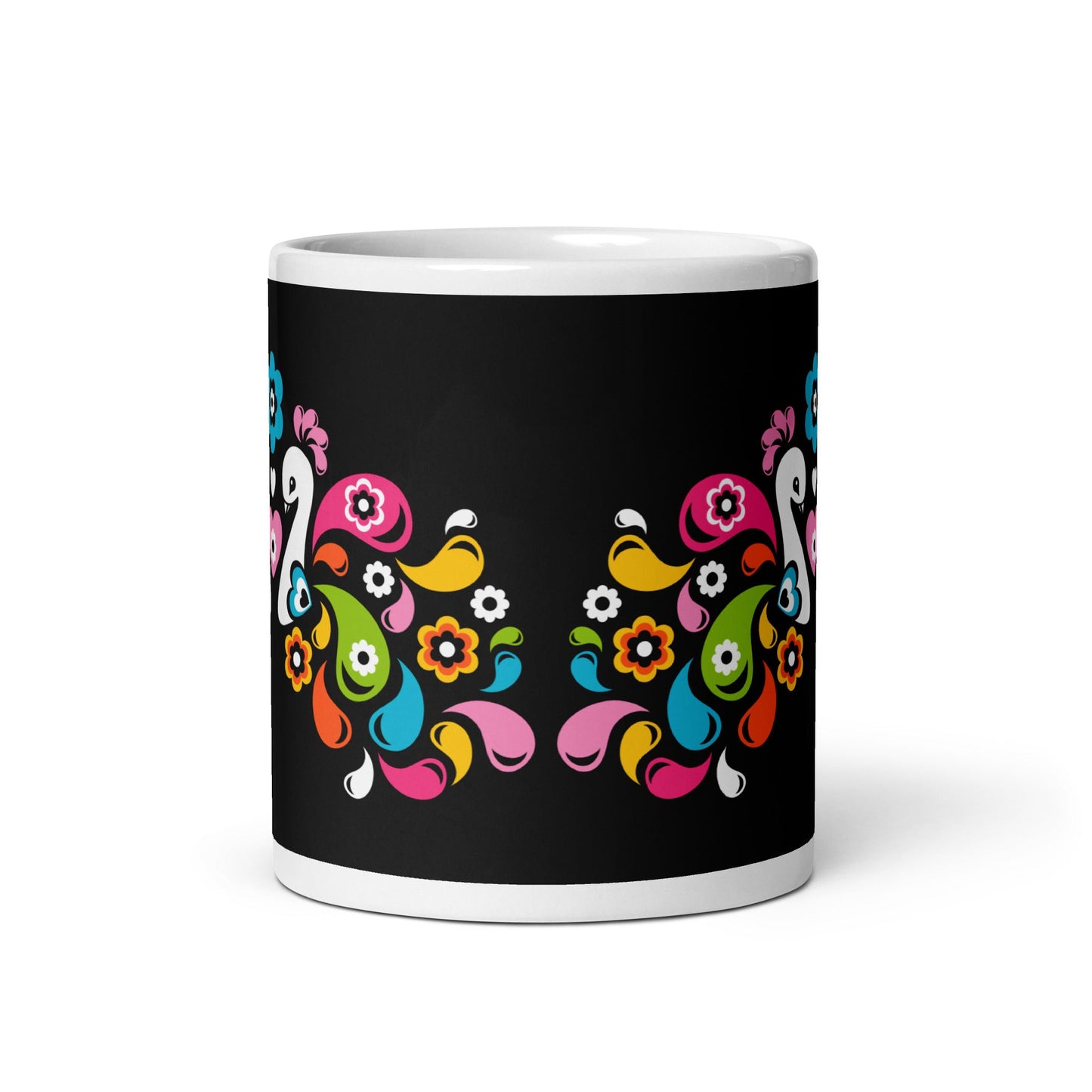 Mug - PEACOCK LOVE happy
