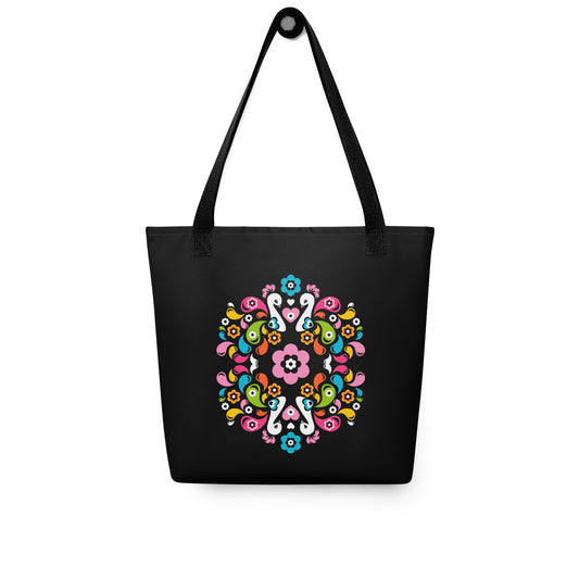 Tote Bag - PEACOCK LOVE happy