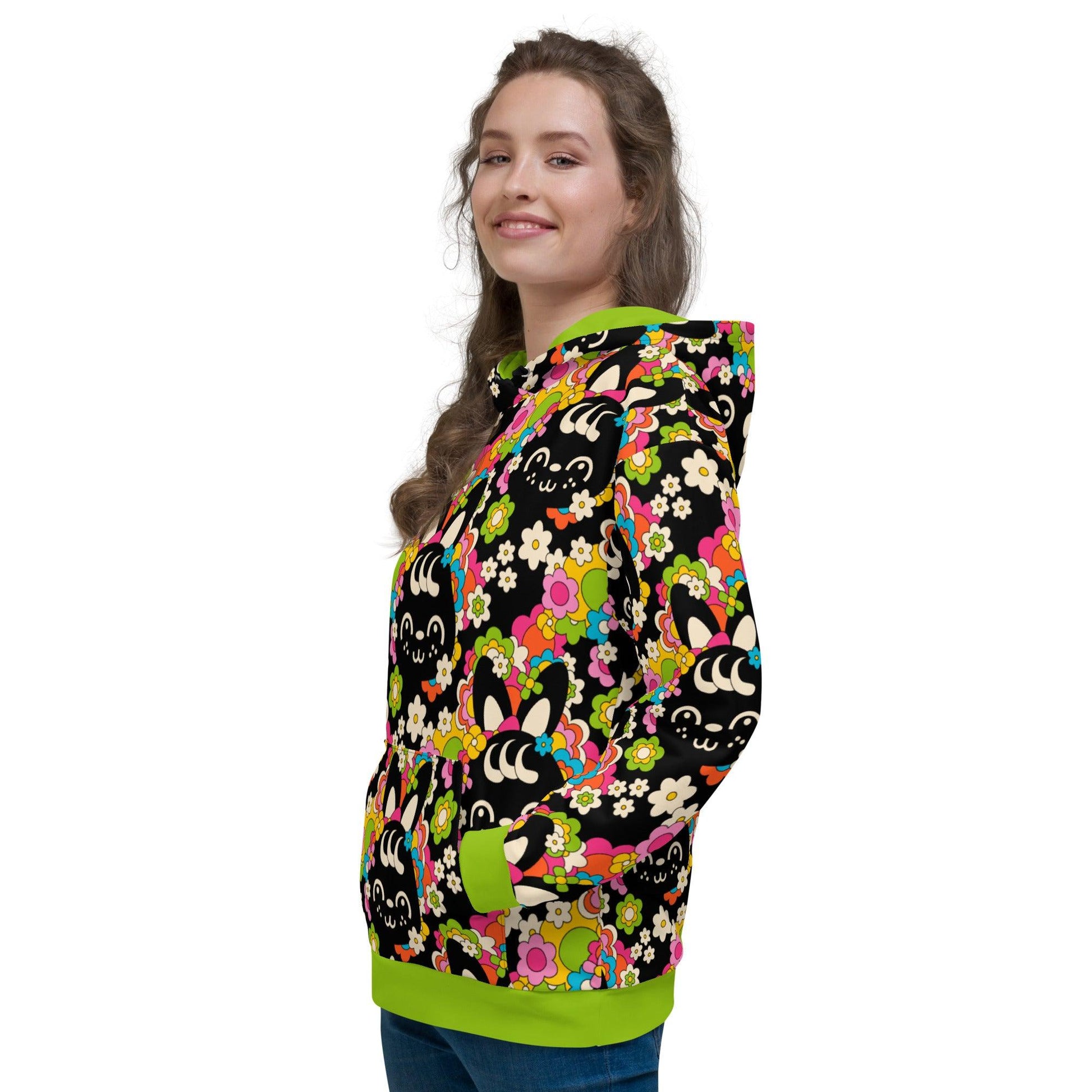 Hoodie - POPBUNNY black