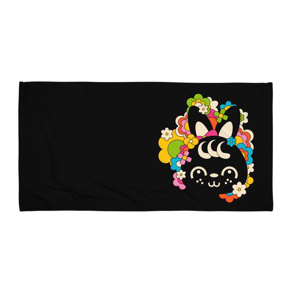 Towel - POPBUNNY black (just bunny)