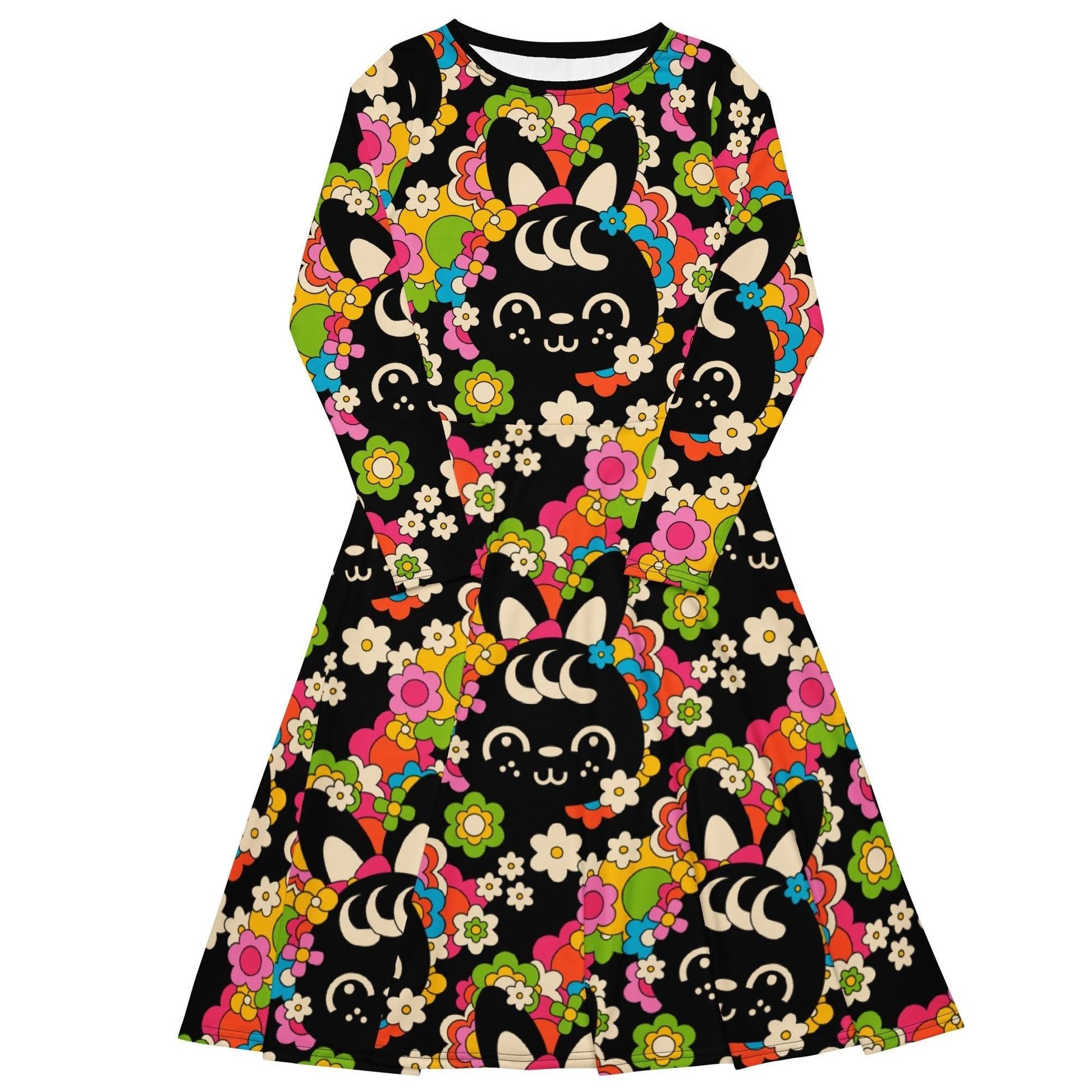 Midi Dress - POPBUNNY black