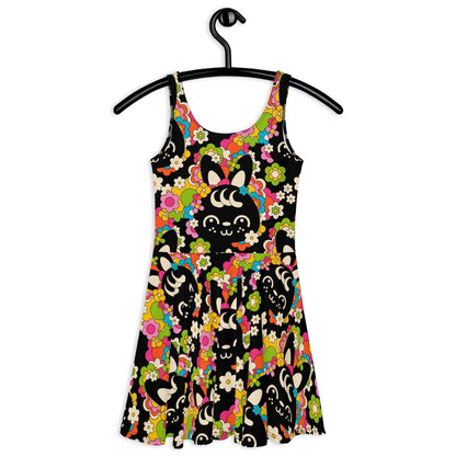 Skater Dress - POPBUNNY black
