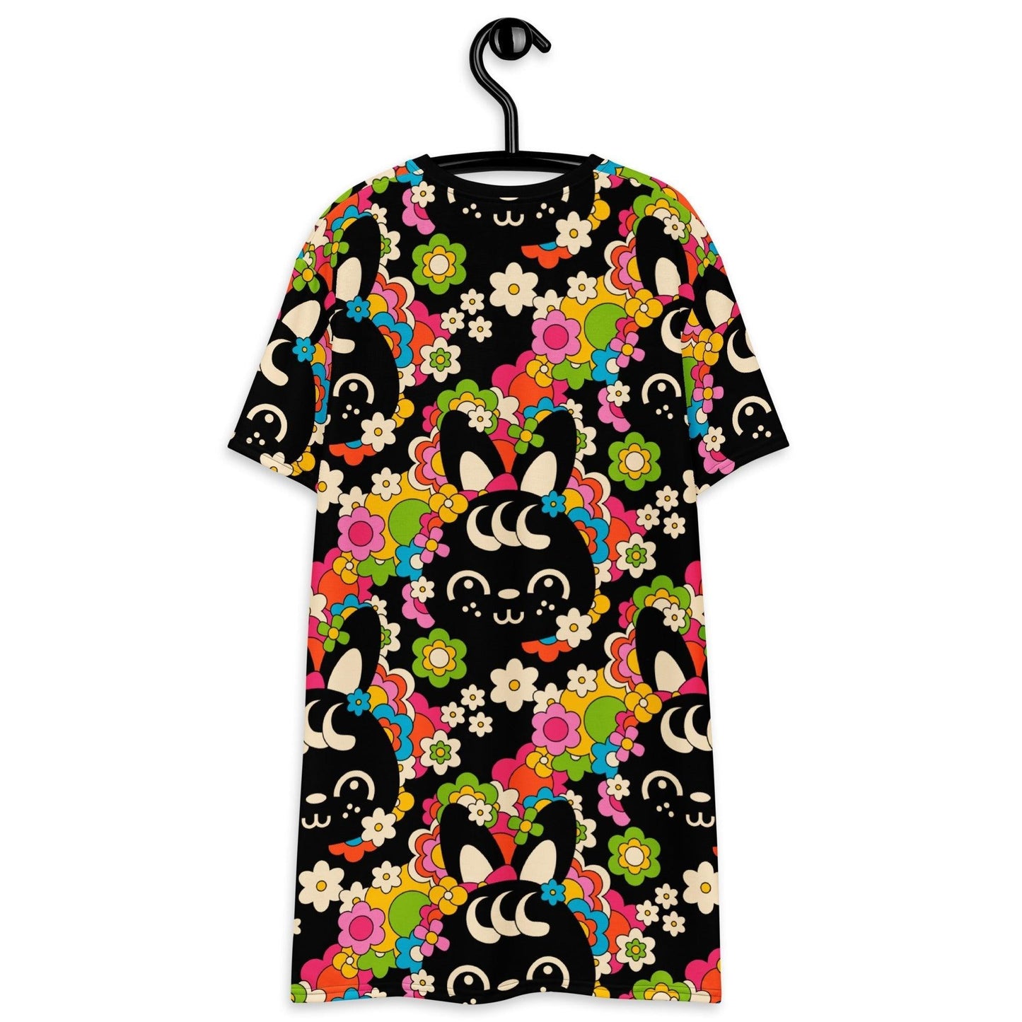 T-Shirt Dress - POPBUNNY black