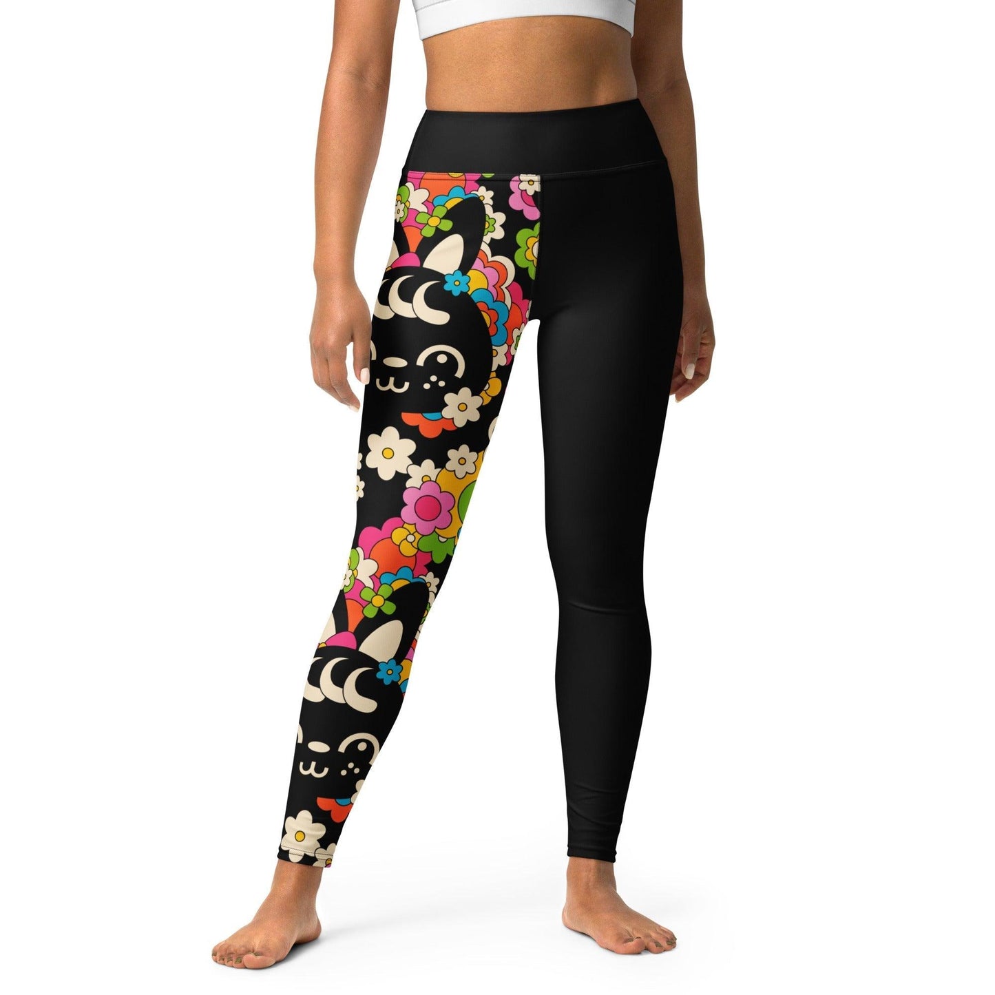 Yoga Leggings - POPBUNNY black