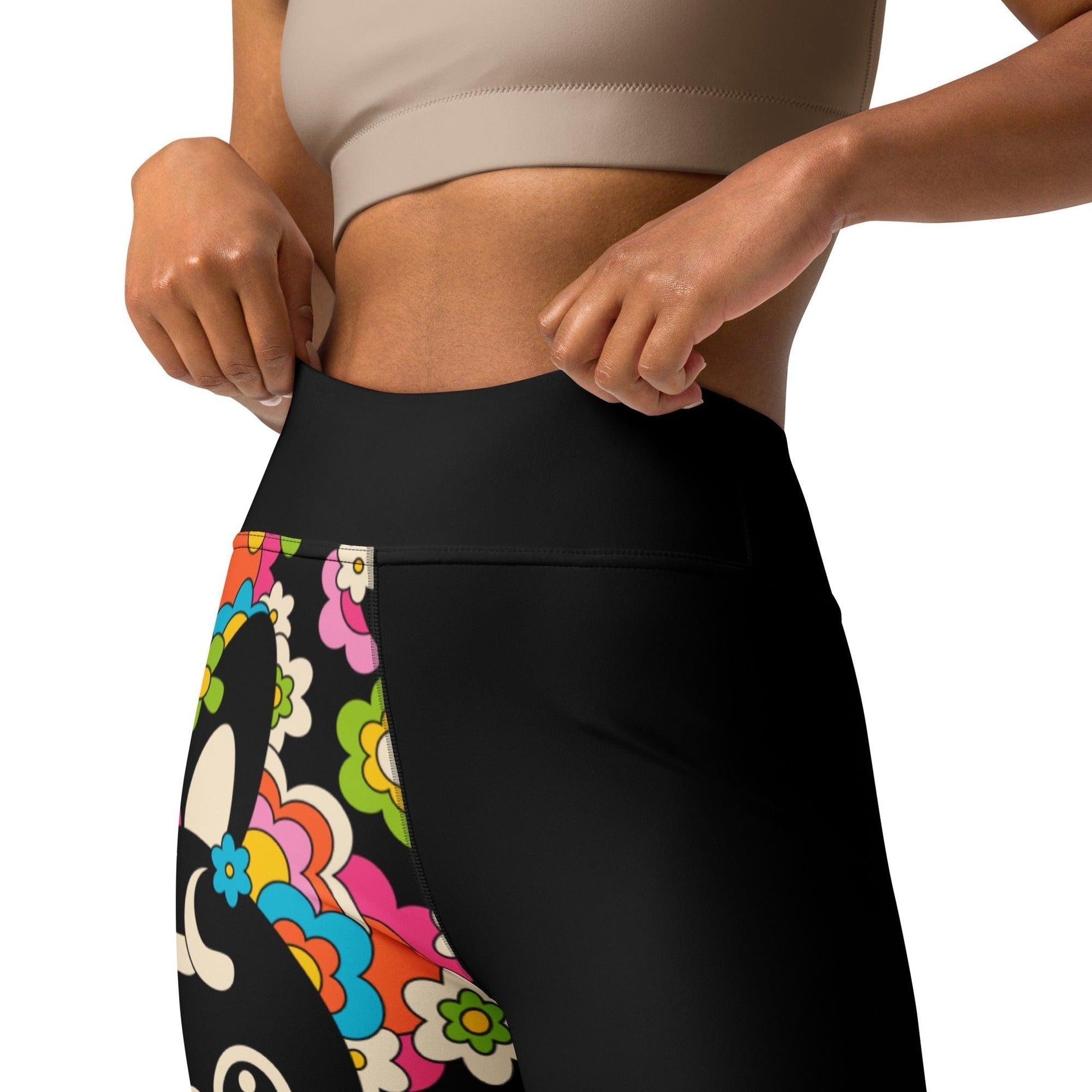 Yoga Leggings - POPBUNNY black