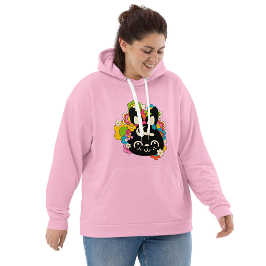 Hoodie - POPBUNNY pink (just bunny)
