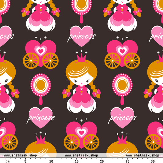 Fabric - PRINCESS brown