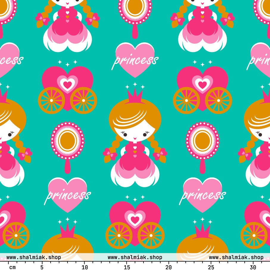 Fabric - PRINCESS mint