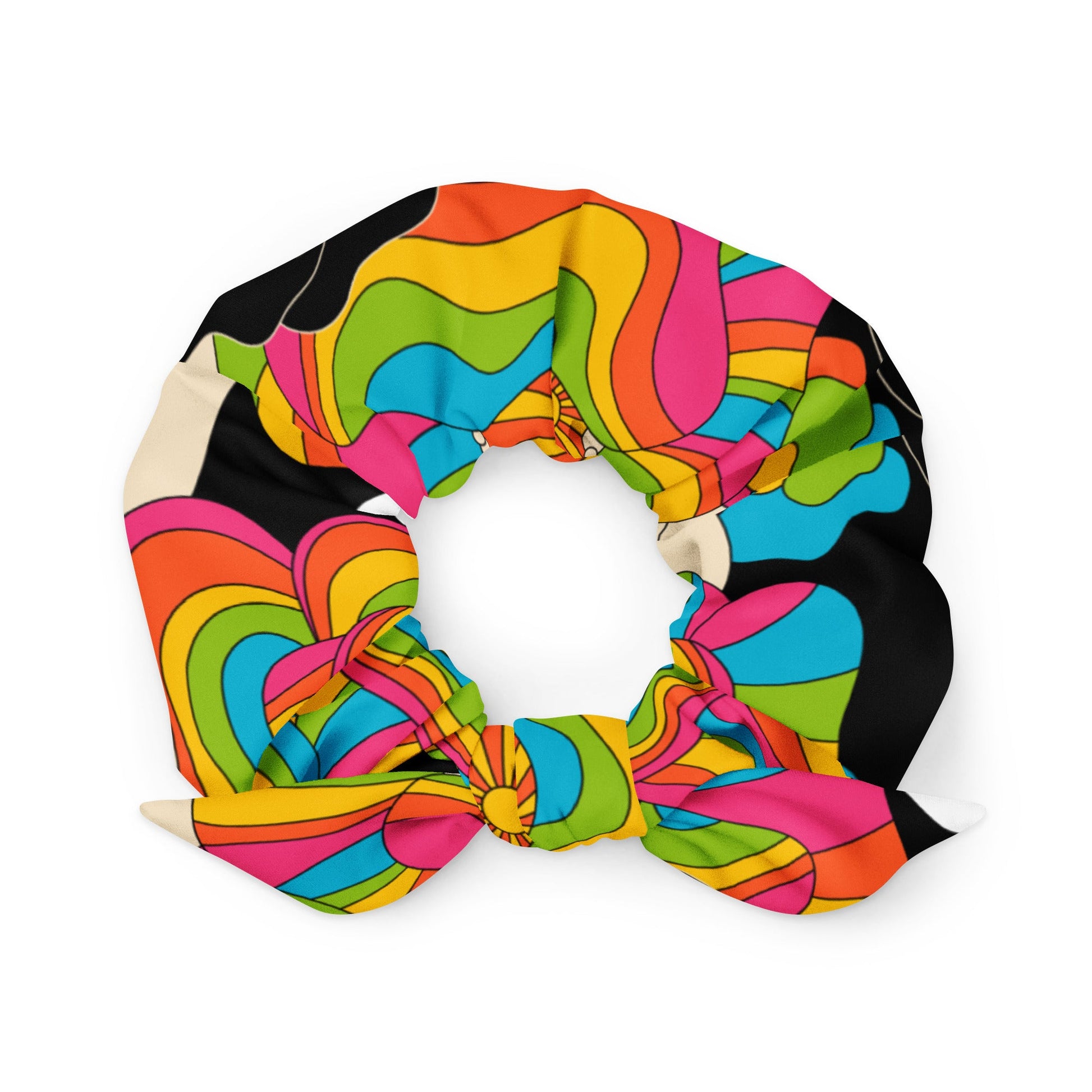 Scrunchie - RAINBOW POPPY
