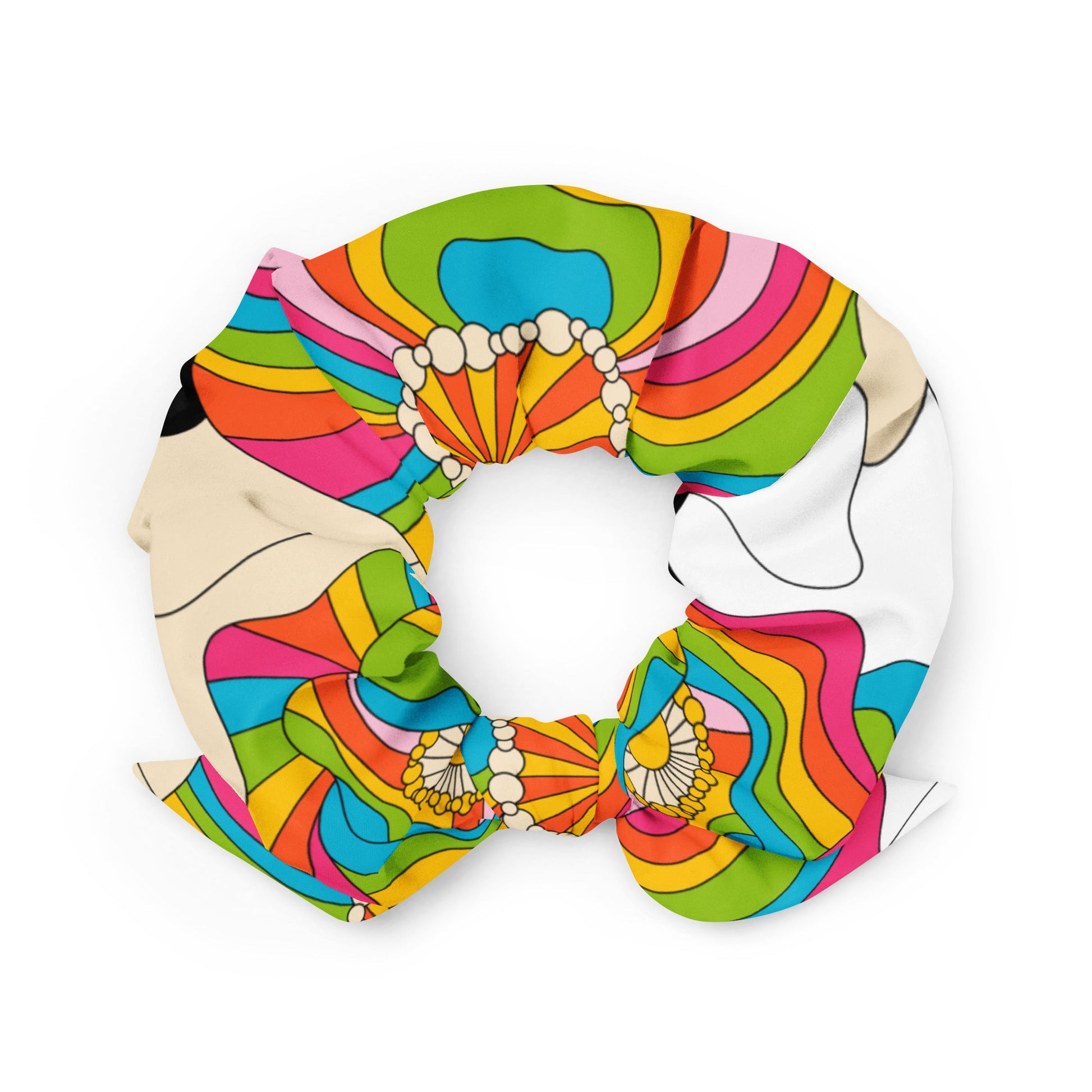 Scrunchie - RAINBOW POPPY