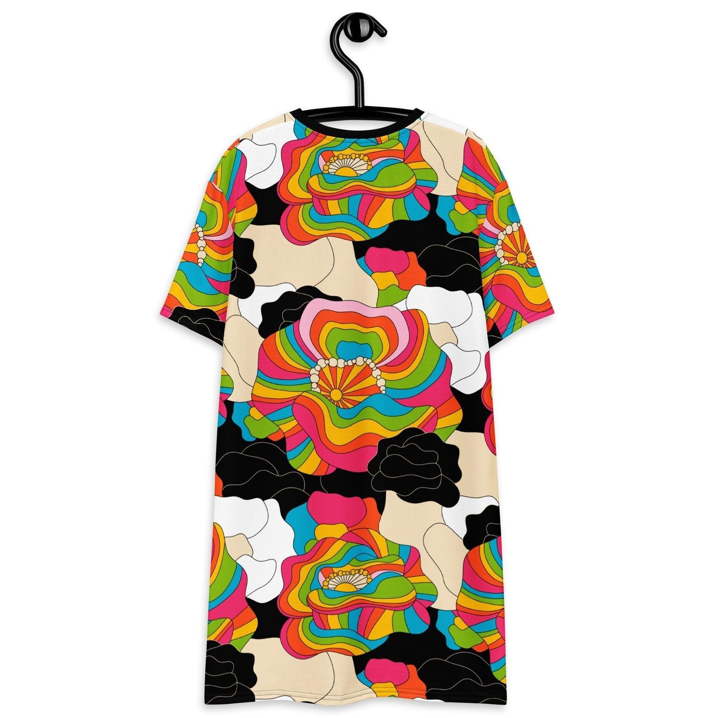 T-Shirt Dress - RAINBOW POPPY