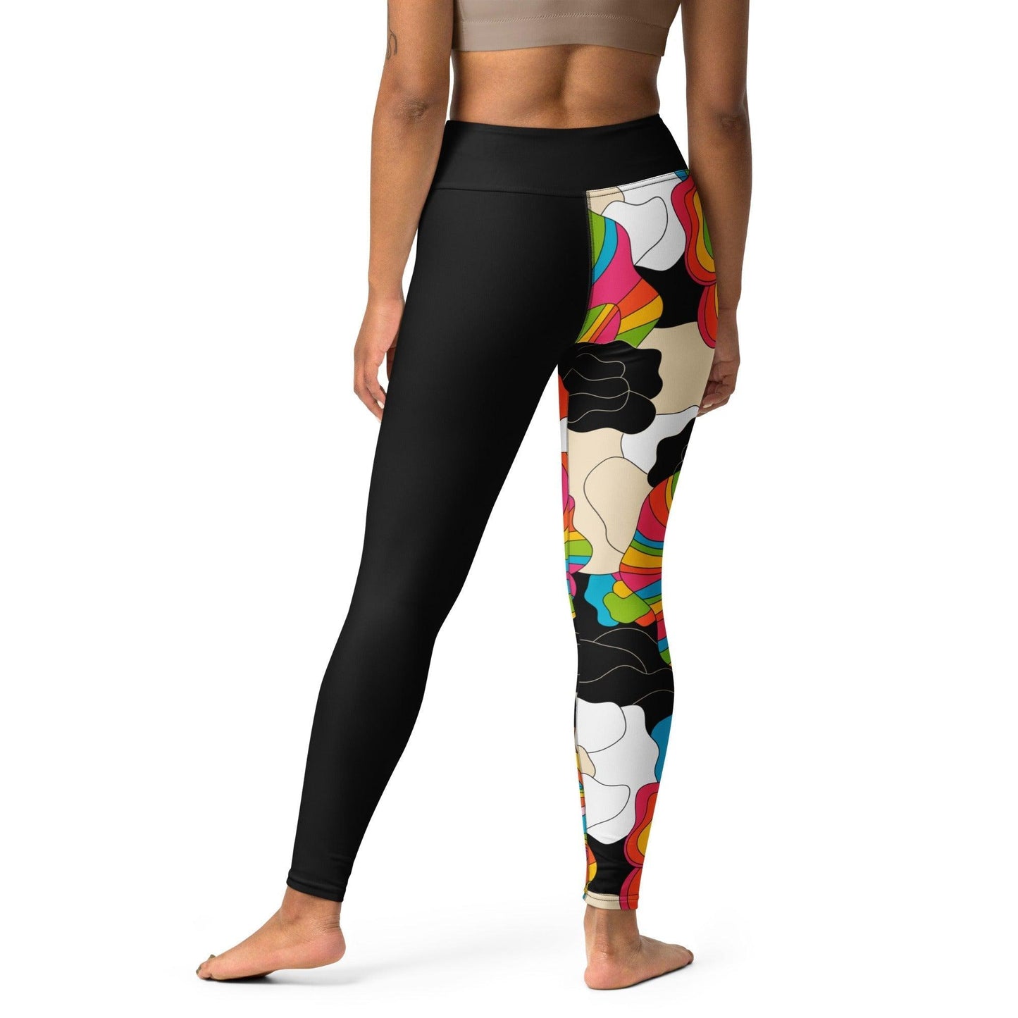 Yoga Leggings - RAINBOW POPPY
