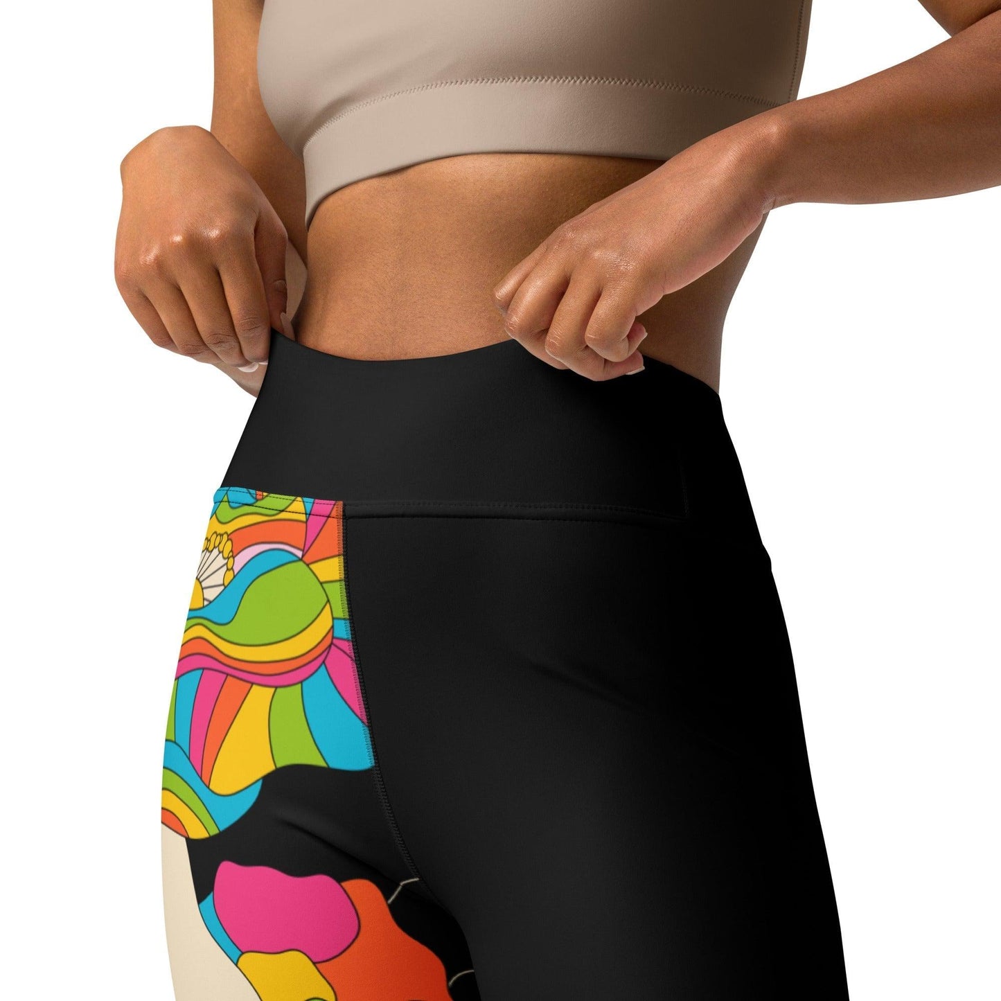 Yoga Leggings - RAINBOW POPPY
