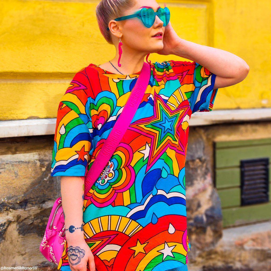 Organic Cotton T-Shirt - RAINBOW RAVE