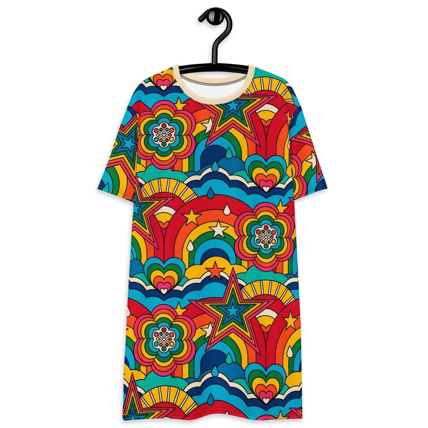 T-Shirt Dress - RAINBOW RAVE