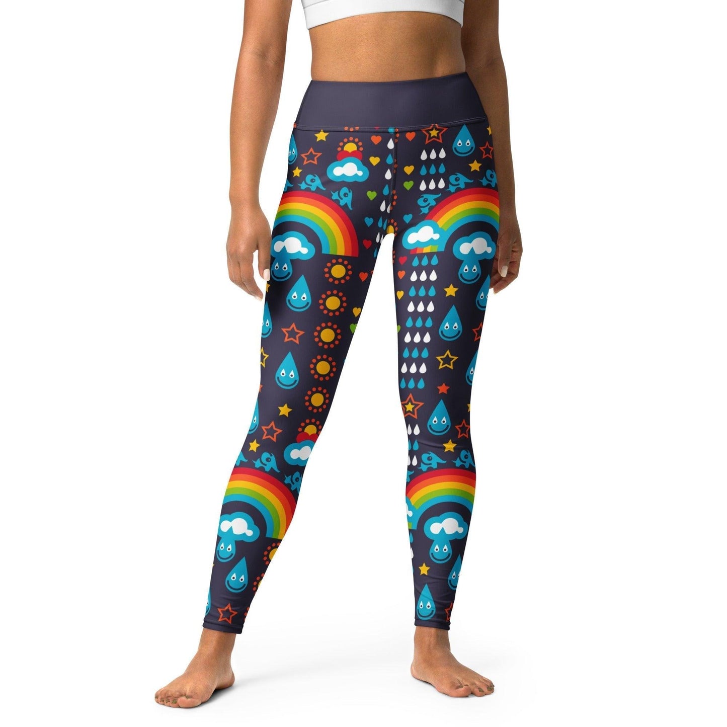 Yoga Leggings -2- RAINBOWPHANT blue