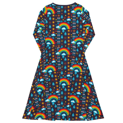 Midi Dress - RAINBOWPHANT blue
