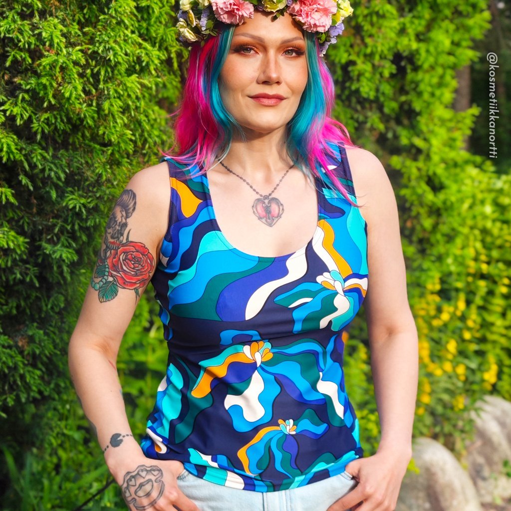 Tank Top - SASSY IRIS purple