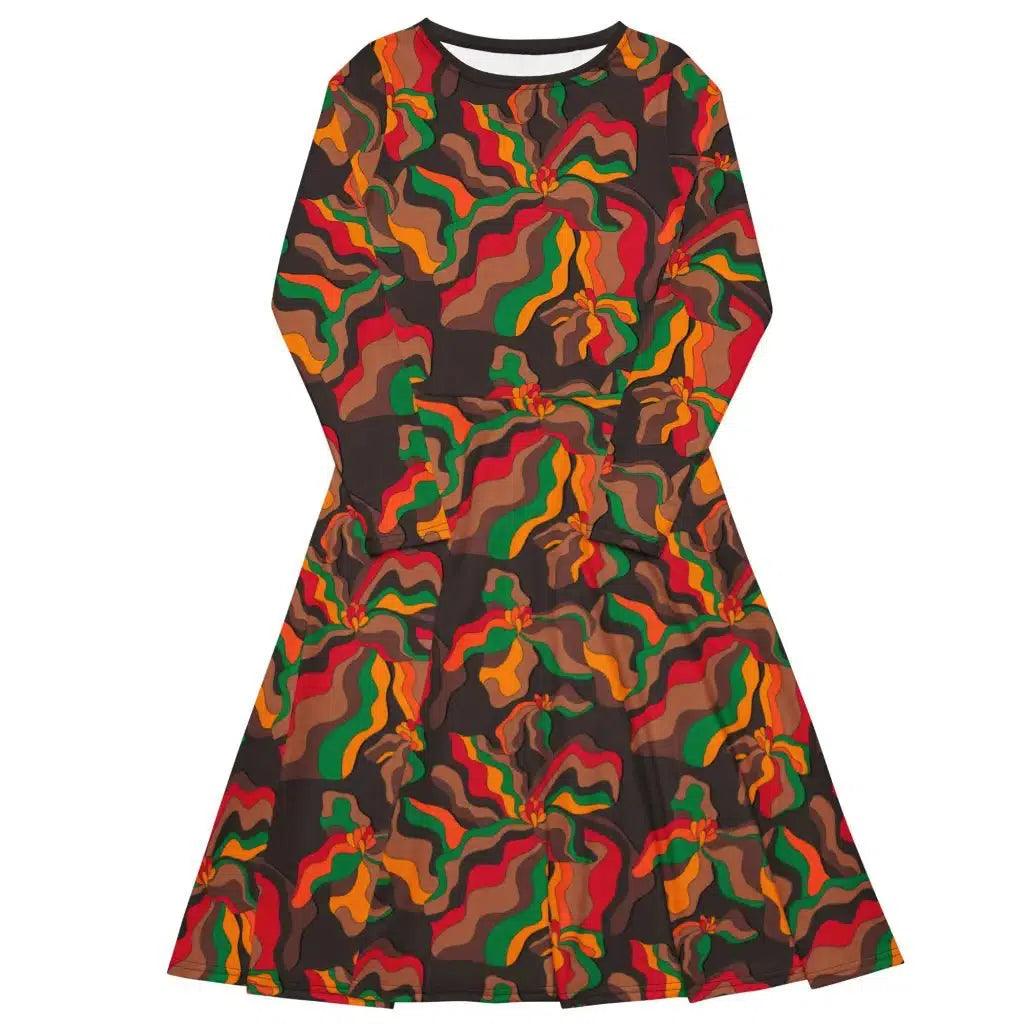 Midi Dress - SASSY IRIS retro