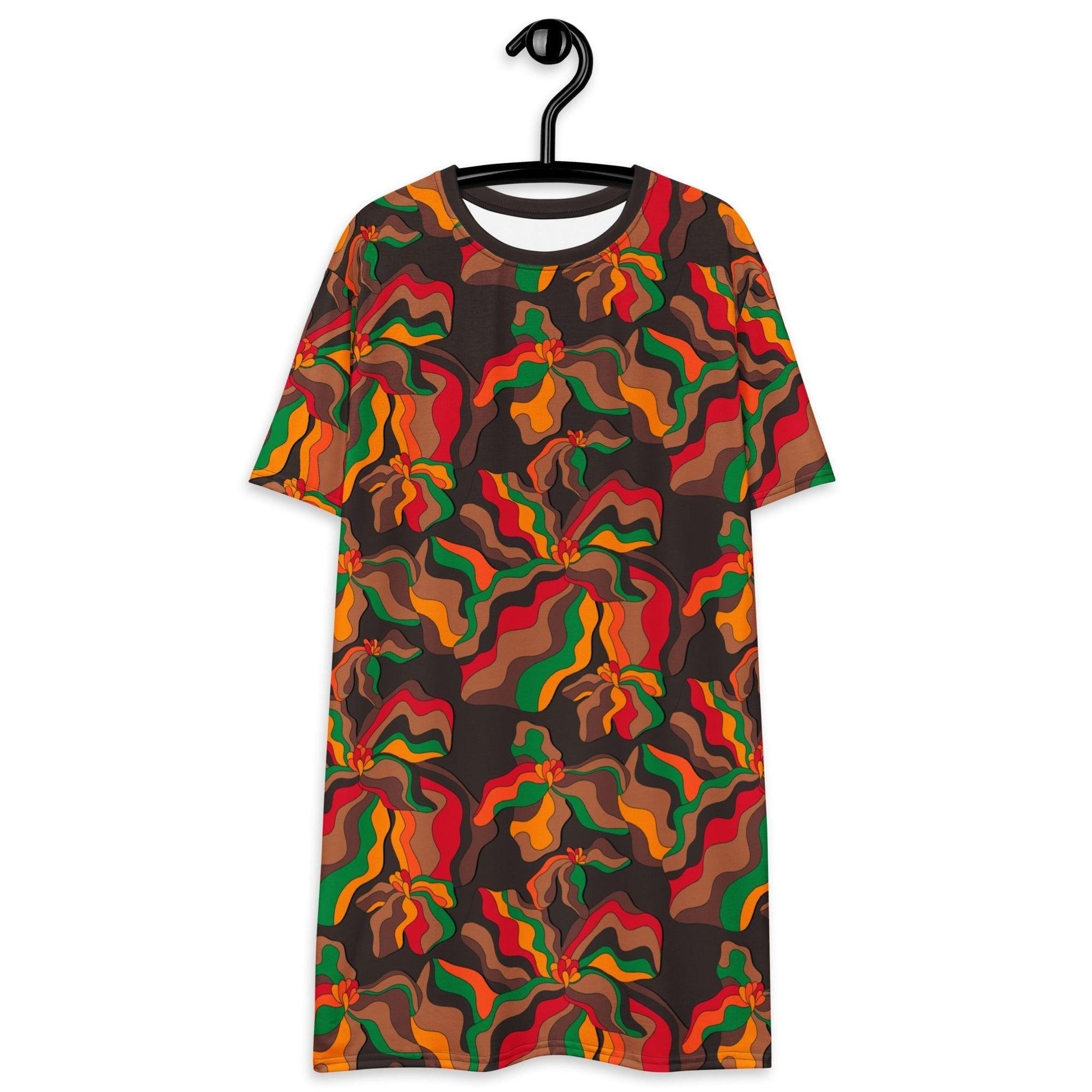 T-Shirt Dress - SASSY IRIS retro