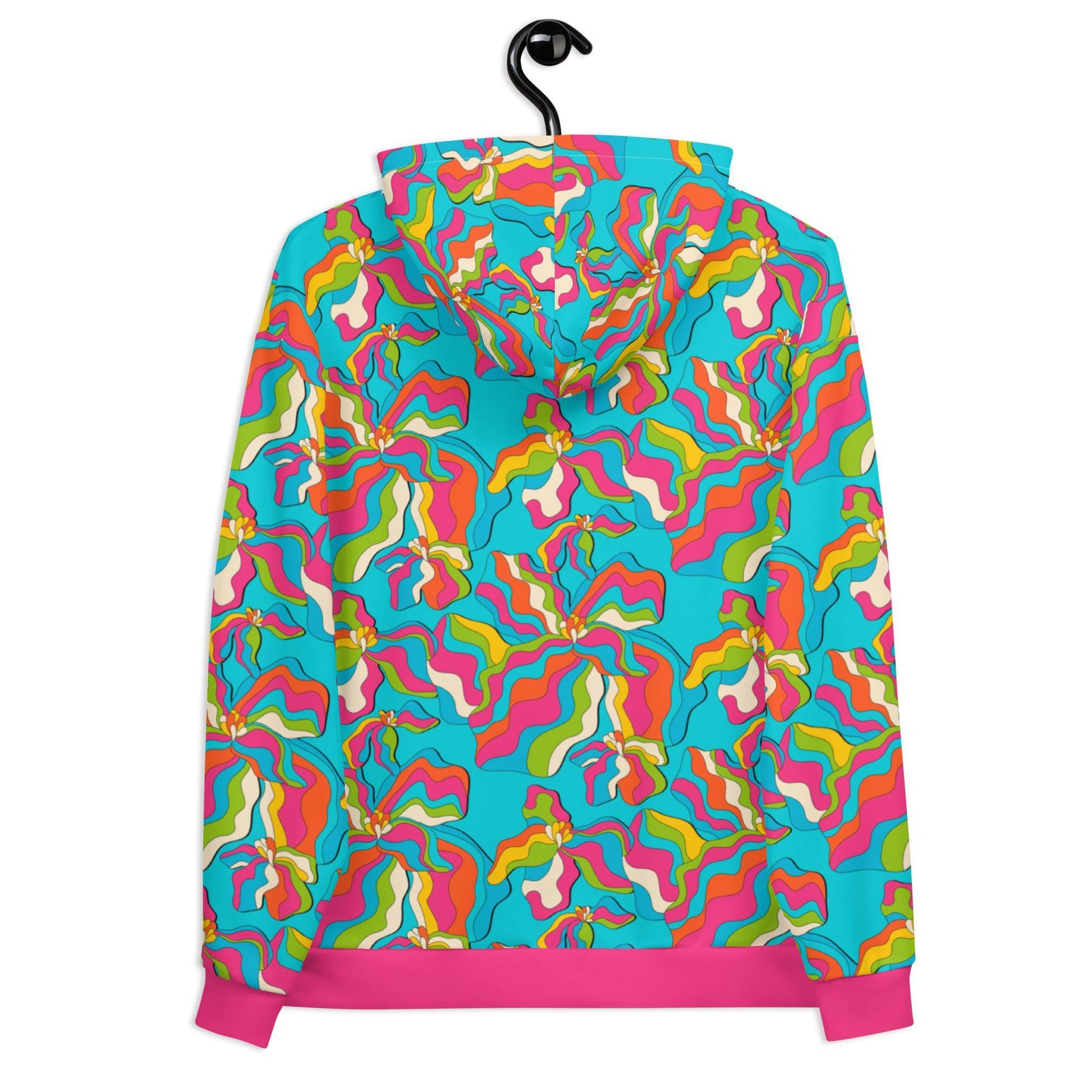 Hoodie - SASSY IRIS turquoise