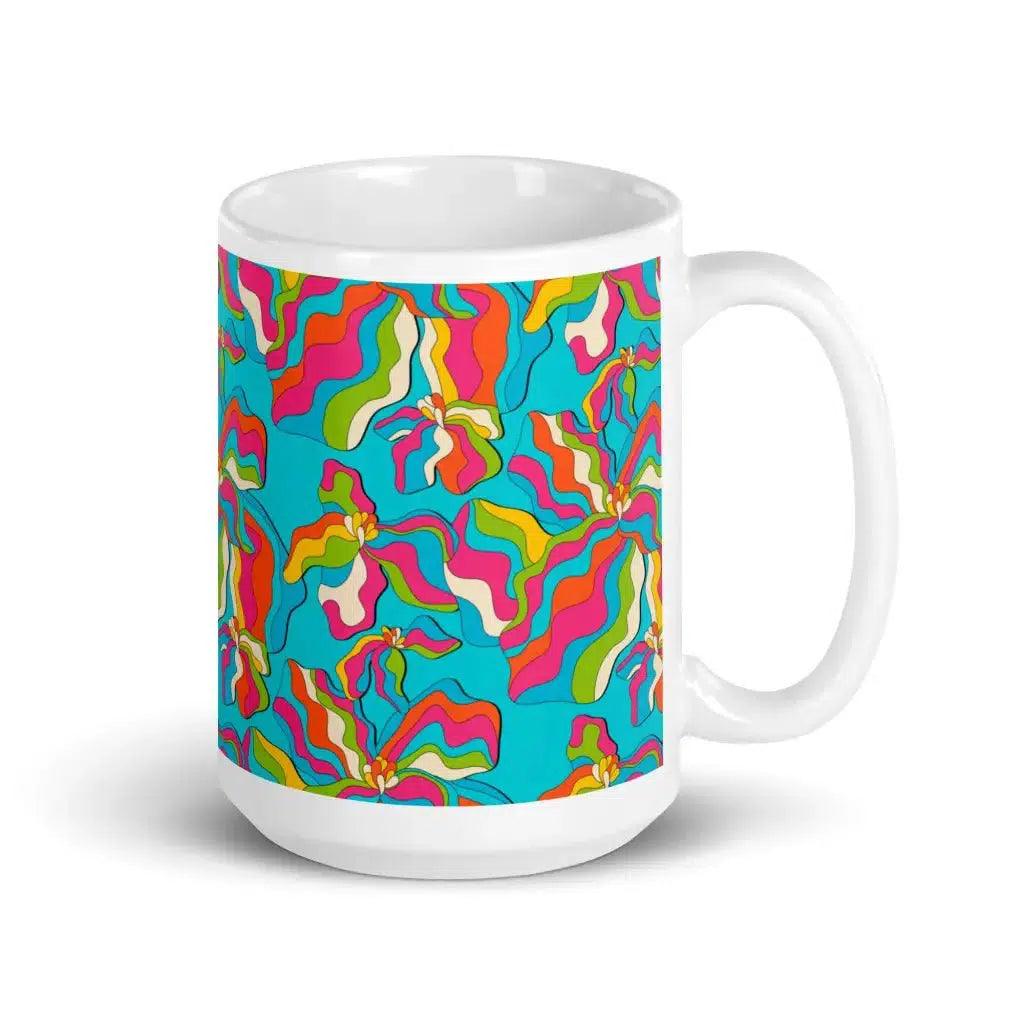 Mug - SASSY IRIS turquoise