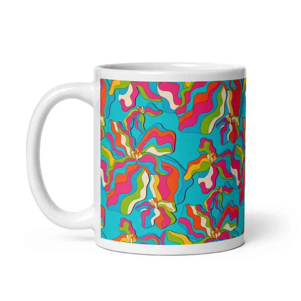 Mug - SASSY IRIS turquoise