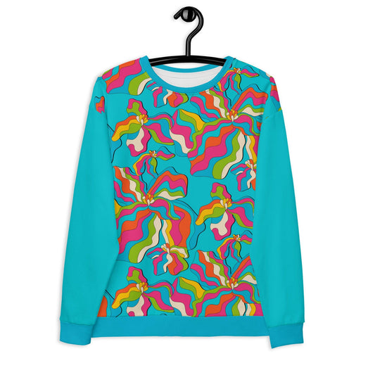 Sweatshirt - SASSY IRIS turquoise