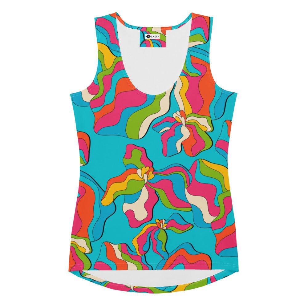 Tank Top - SASSY IRIS turquoise