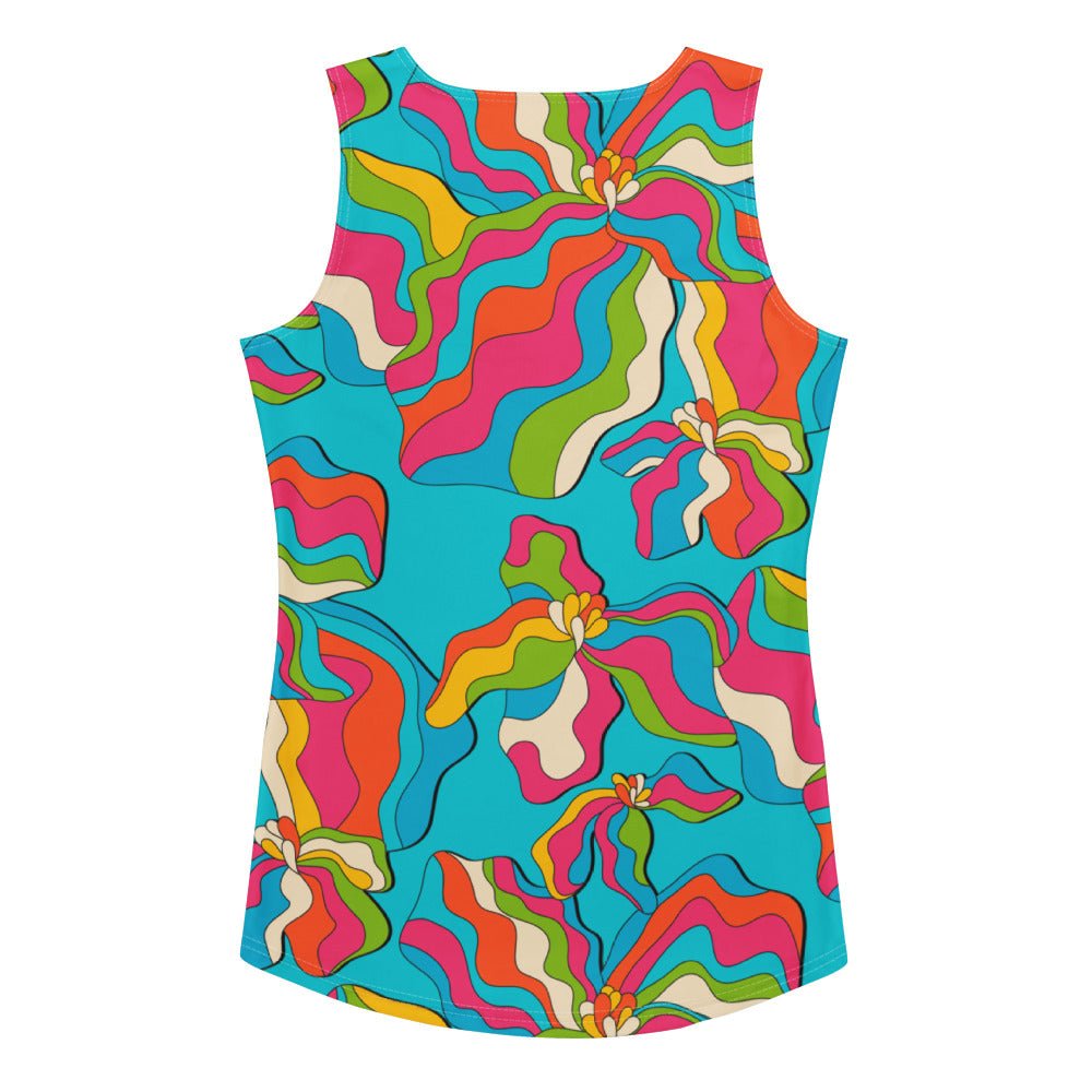 Tank Top - SASSY IRIS turquoise
