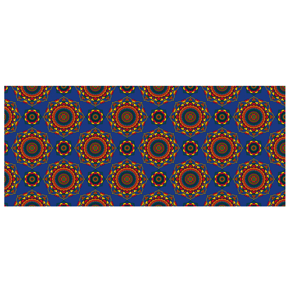 Scarf - FOREVERMORE folk - Romantic flower and heart print