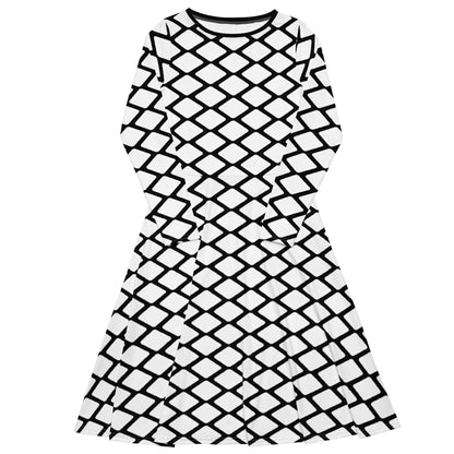 Midi Dress - SHALMIAKKI white