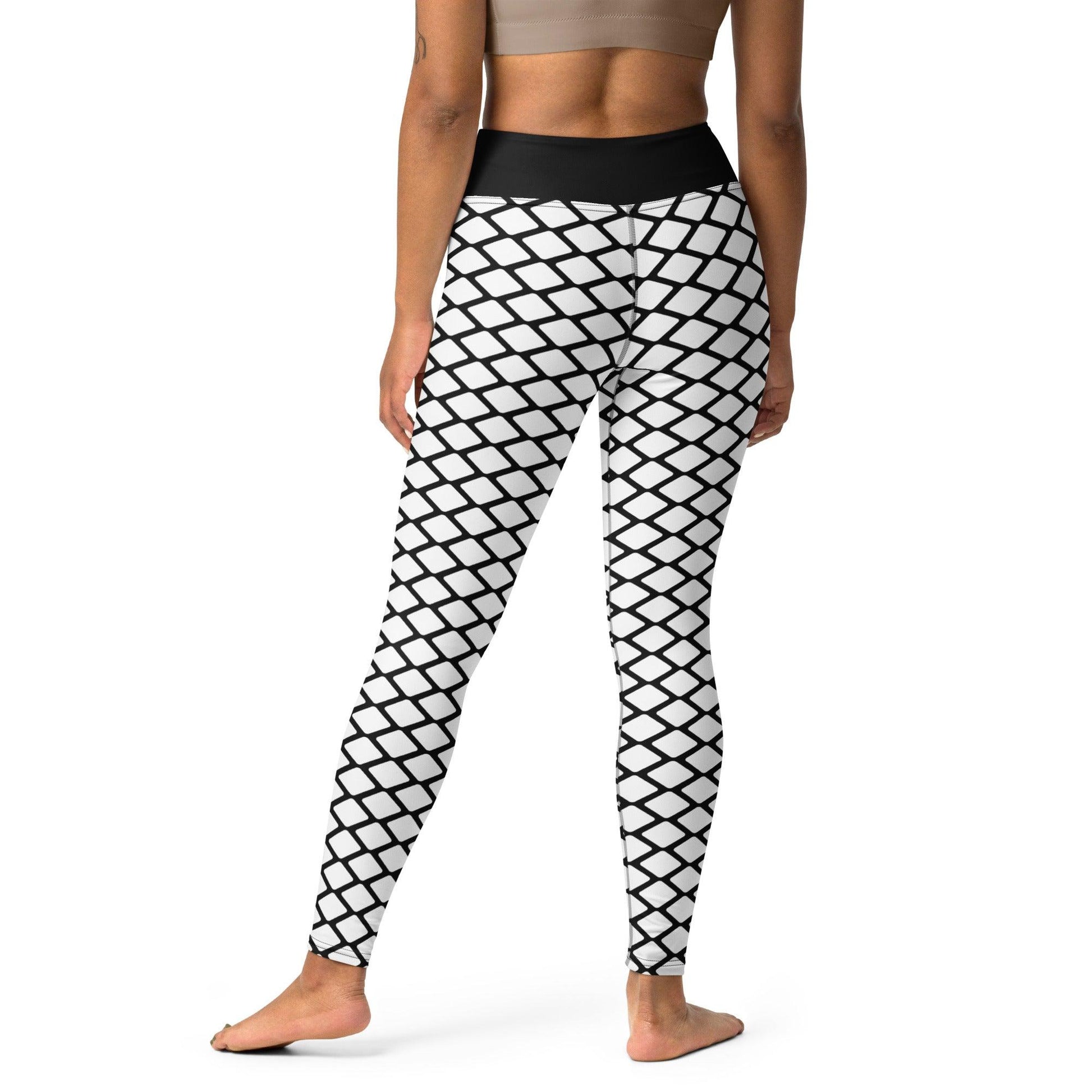 Yoga Leggings - SHALMIAKKI white
