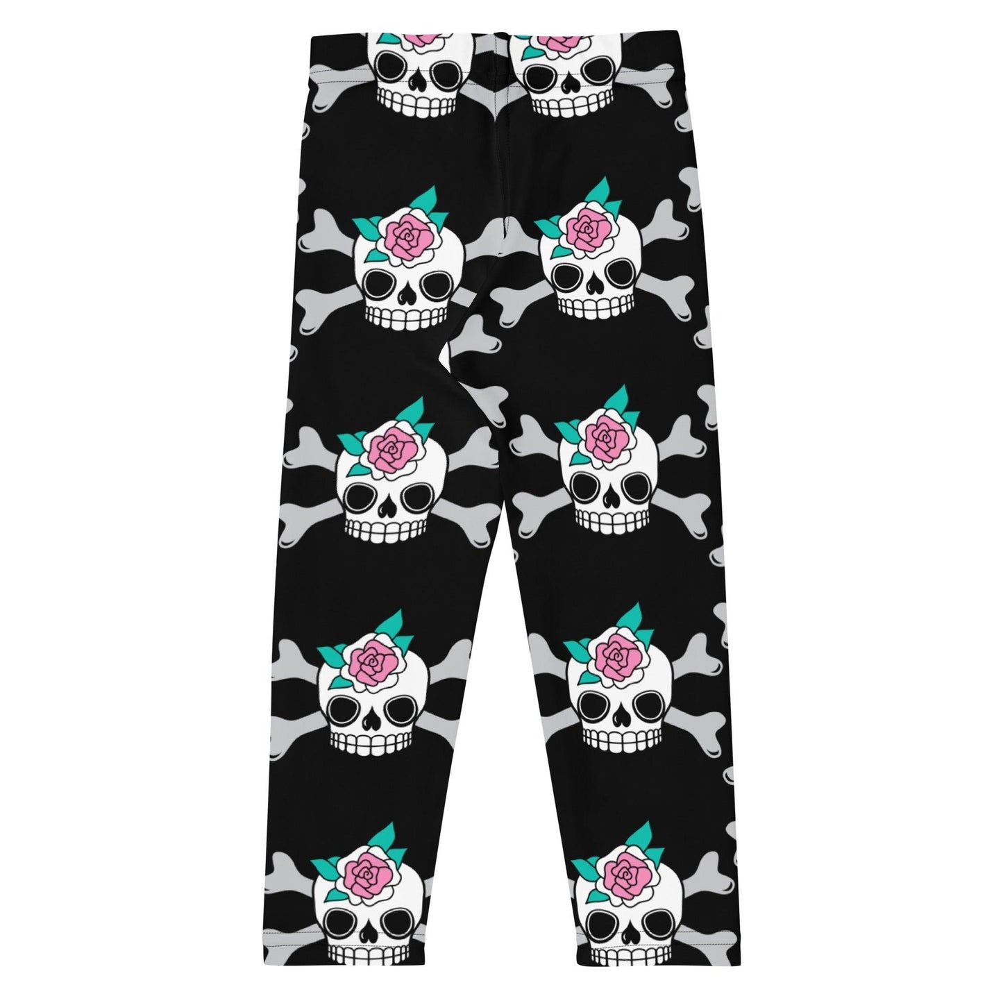 Kids' Leggings -2- SKULLROSE black