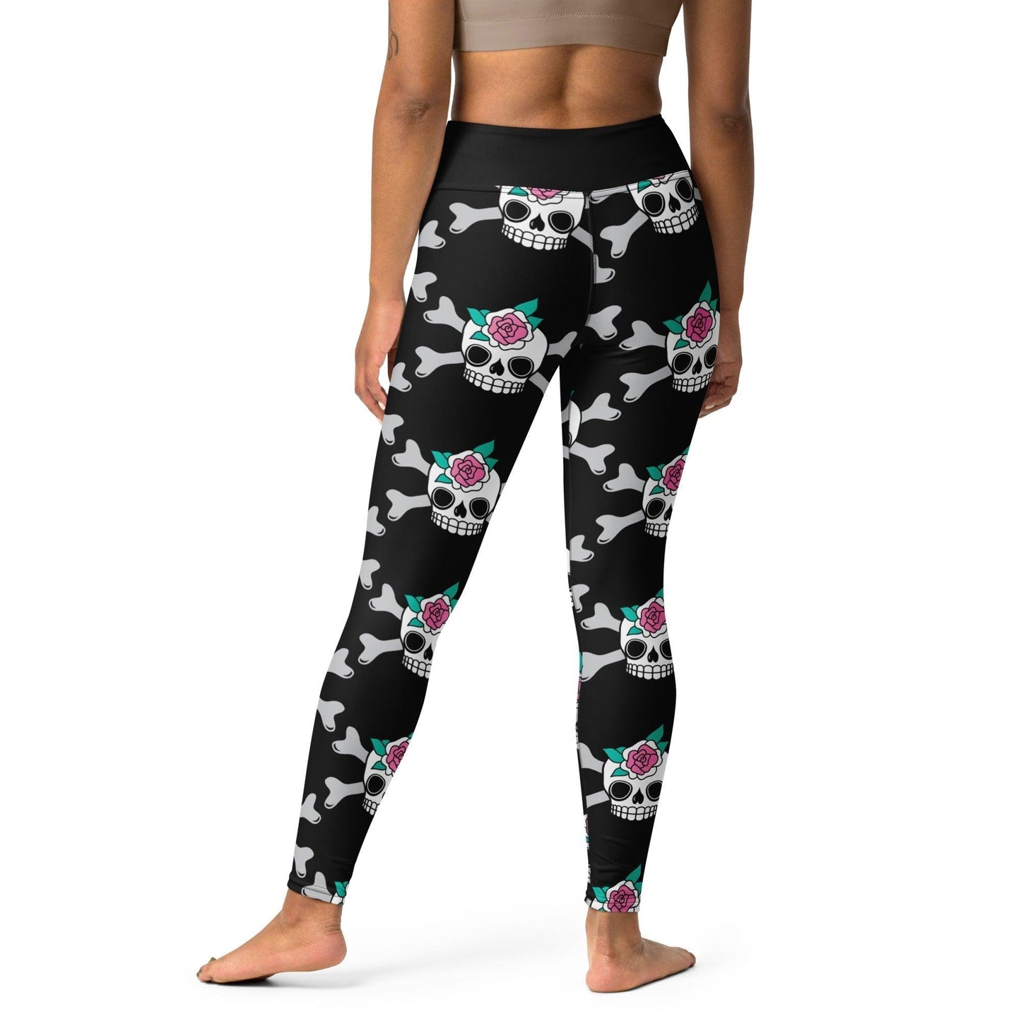 Yoga Leggings -2- SKULLROSE black